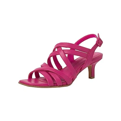 Afbeelding van Marco Tozzi Sandalen, Dames, Maat: 39, Pink Hoogwaardig imitatieleer
