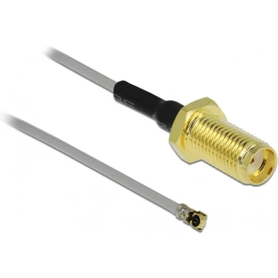 Afbeelding van MHF 4L (v) SMA kabel Micro Coax (1,37 mm) 50 Ohm / grijs 0,35 meter