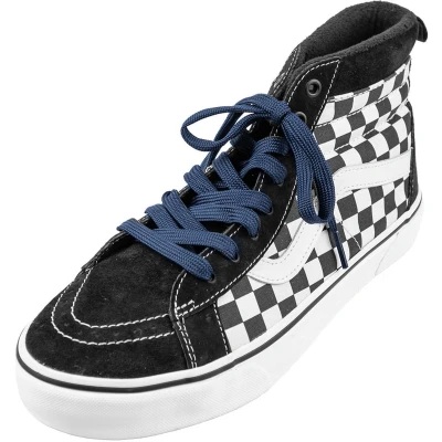 Afbeelding van Sneaker veters Platte schoenveters Kleur: Donkerblauw Lengte: 100cm Breedte: 10mm