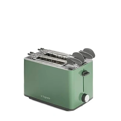 Afbeelding van Tognana Porcellane Tostapane con Pinze per Toast Verde Salvia