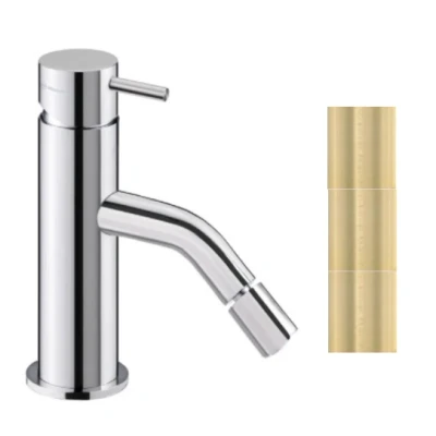 Afbeelding van Waterevolution Flow bidetmengkraan PVD geborsteld licht goud T120WGE
