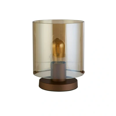 Afbeelding van Searchlight Tafellamp Sweden mocha bruin EU88913 1MO