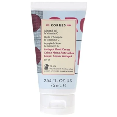 Afbeelding van Korres Almond OIL &amp; Vitamin C Antispot HAND Creme SPF15 Handcrème, Maat: 75 ml,