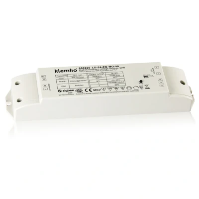 Afbeelding van Klemko leddriver constante spanning 24v 50w zigbee 860220