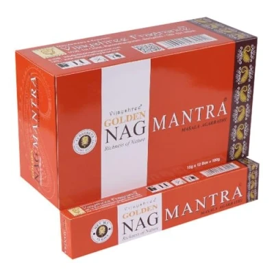 Afbeelding van Golden Nag Wierook Mantra 15 Gram