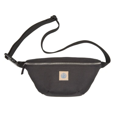 Afbeelding van The BlueWave Collective Heuptas Drift van Gerecycled Plastic Fanny Pack / Crossbody Heuptasje Duurzaam &amp; Waterdicht Re.9 Cycle Zwart