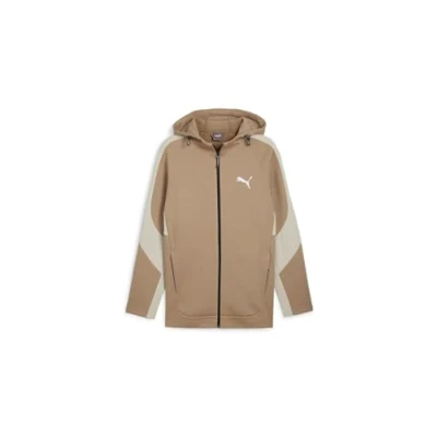 Afbeelding van Puma Evostripe FULL ZIP Sweater met rits, Heren, Maat: XXL, Oak branch