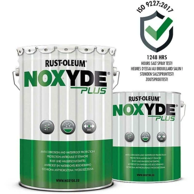 Afbeelding van rust oleum noxyde plus ral 9004 signaalzwart 5 ltr