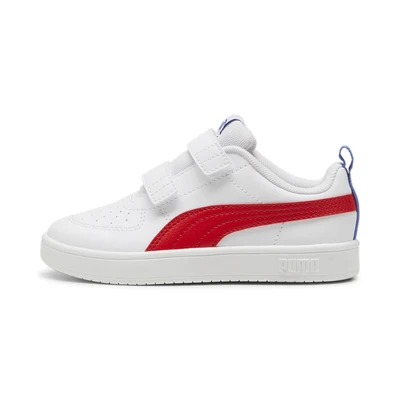 Afbeelding van PUMA Rickie V sneakers, Blauw/Rood/Wit, Maat 32,5