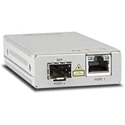 Afbeelding van Allied Telesis AT MMC2000/SP 960 netwerk media converter 1000 Mbit/s 850 nm Multimode Zilver