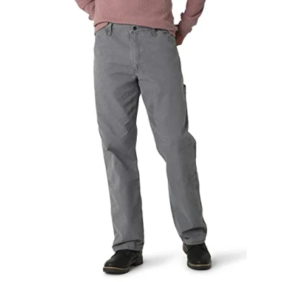 Afbeelding van Wrangler Authentics Klassieke jeans met comfortabele taille voor heren, Rots Grijs, 42W / 32L