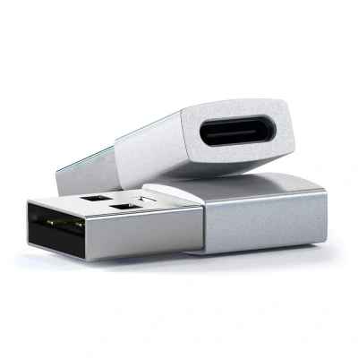 Afbeelding van Satechi USB to C Adapter Silver