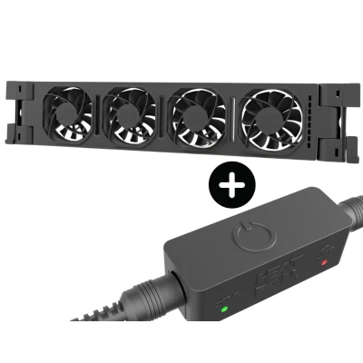Afbeelding van Heatfan 4 Radiatorventilator Solo Zwart + Touch Sensor