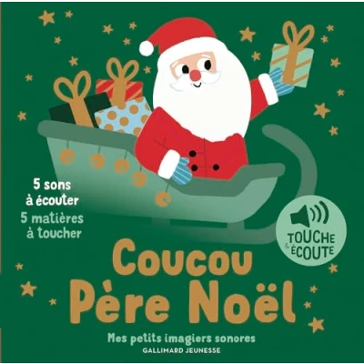 Afbeelding van Coucou Père Noël: 5 sons à écouter, matières toucher
