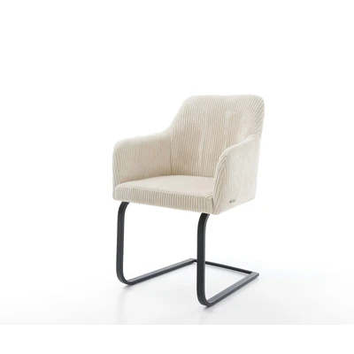 Afbeelding van sledemodel Greg Flex vlak zwart cord beige