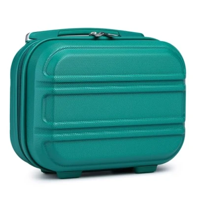 Afbeelding van Kono Vanity Case Make up Box Organizer Beauty Case, Turkoois, 12 Inch,