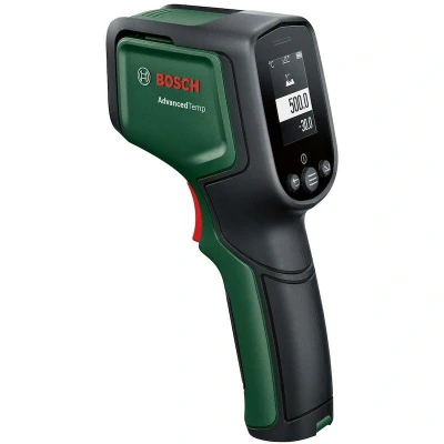 Afbeelding van Bosch Home and Garden AdvancedTemp infrarood warmtemeter 30 C tot +500 met geïntegreerde schimmel en koudebrugdetectie LEDdisplay voor eenvoudige interpretatie Groen