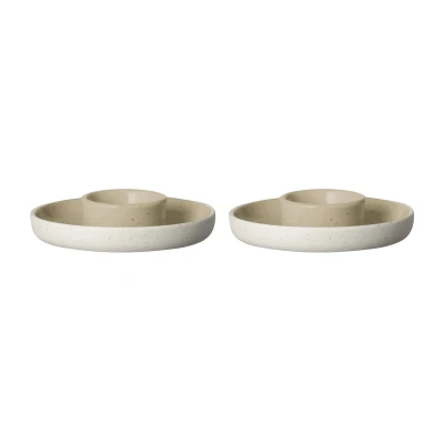 Afbeelding van blomus Sablo eierdop Ø10 cm 2 pack Savannah
