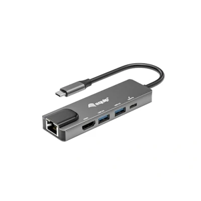 Afbeelding van Dock USB C &gt;HDMI,Gigabit LAN,2xUSB3.0,100WPD 0,25m
