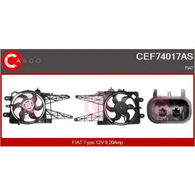Afbeelding van CASCO CEF74017AS Elektrische motor, radiateurventilator FIAT: Punto II Hatchback (188) 1.2 Bifuel, 60, 16V 80 (188.233, .235, .253, .255