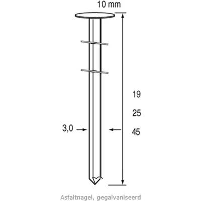 Afbeelding van Dutack Coilnagel RNCW30 Nk 19mm Asfalt ds 7200 5252019