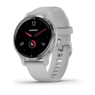 Afbeelding van Garmin Venu 010 02429 12 2S Smartwatch Smart Watches horloge Zilverkleur