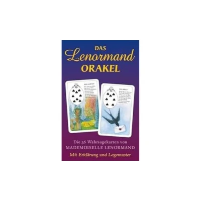 Afbeelding van Das Lenormand Orakel: Die 36 Wahrsagekarten von Mademoiselle Lenormand. Mit Erklärung und Legemuster