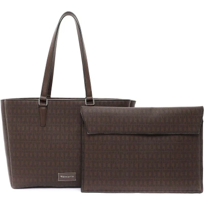 Afbeelding van Tamaris Schoudertas Business tas Jody Businesstasche Brown Donkerbruin