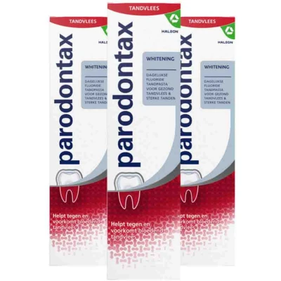 Afbeelding van 3x Parodontax Tandpasta bij Bloedend Tandvlees Whitening 75 ml