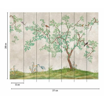 Afbeelding van AS Creation The Wall Vogels 38233 1