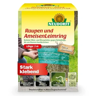 Afbeelding van Neudorff Rups en mierenlijmring, beschermt fruit sierbomen tegen ongedierte dat op de stam kruipt, sterk klevend insecticidevrij, 3 m