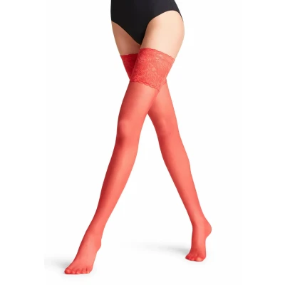 Afbeelding van FALKE hold up kousen Seidenglatt 15 denier rood