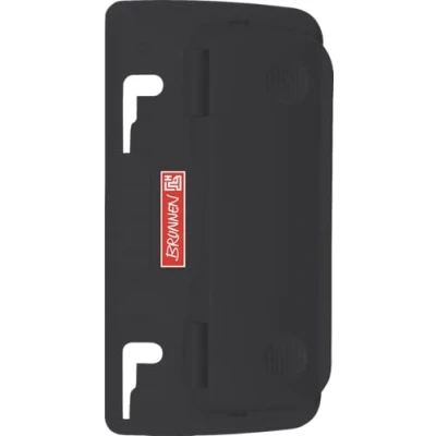 Afbeelding van Brunnen 102065090 Pocket perforator Colour Code (voor het opbergen, met liniaal reliëf en houder functie) zwart/onyx
