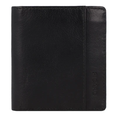 Afbeelding van PICARD Leren Portemonnee Buddy 1 Wallet Black Zwart