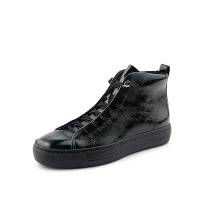 Afbeelding van Paul Green Sneakers hoog, Dames, Maat: 37.5, Black Schoenen