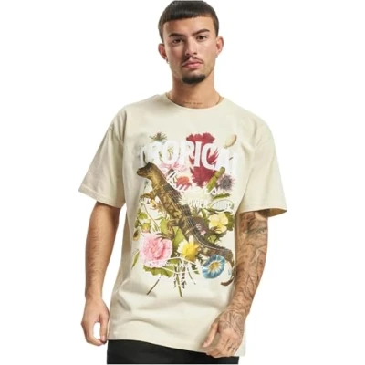 Afbeelding van Upscale by Mister Tee Tshirt print, Heren, Maat: XS, Sand