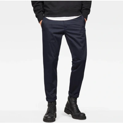 Afbeelding van G Star Bronson Slim Chino Broek Heren Mazarine Blue W28 X L34