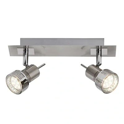 Afbeelding van Brilliant Kassandra G34729/77 Plafondspot LED GU10 6 W Chroom (gesatineerd)