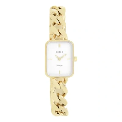 Afbeelding van goudkleurige OOZOO horloge met grove schakelarmband C20362