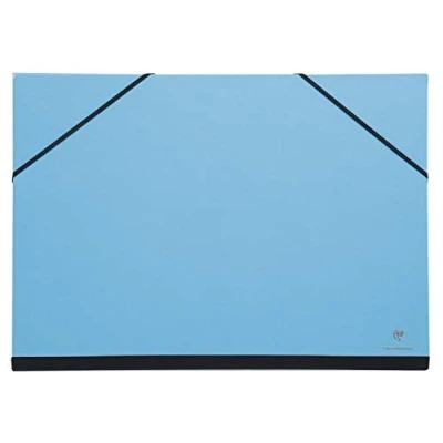 Afbeelding van Clairefontaine 144707C Maya Tekenmap met elastiek, praktisch en robuust, 37 x 52 cm, 1 stuk, turquoise