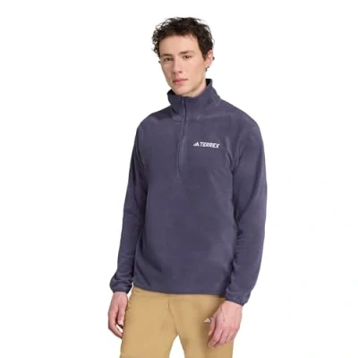Afbeelding van adidas Heren Terrex Multi Essentials Half Zip Fleece Jacket, shadow navy, XS