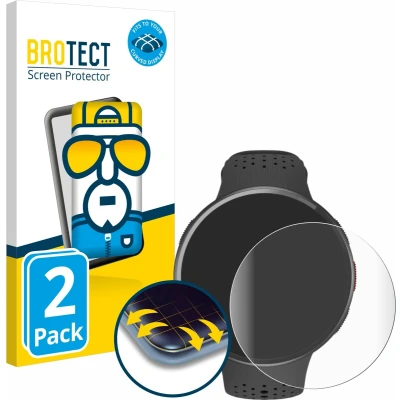 Afbeelding van BROTECT Screenprotector voor Polar Pacer Pro Folie Beschermfolie transparant volledig dekking (2 Stuks)