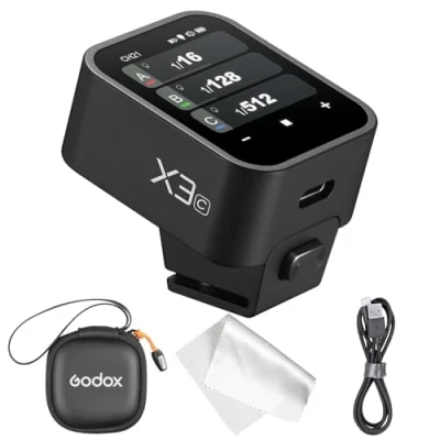 Afbeelding van Godox X3 C TTL draadloze flitstrigger, compatibel voor Canon camera, OLED touchscreen flashzender, ingebouwde lithiumbatterij, ondersteunt snel opladen, met TCM conversie