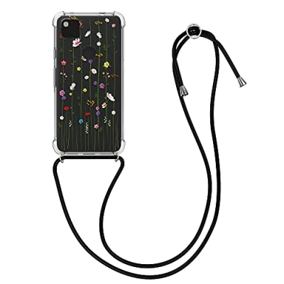 Afbeelding van kwmobile telefoonhoesje geschikt voor Google Pixel 4a Hoesje met telefoonkoord Back cover smartphone Case in meerkleurig / transparant