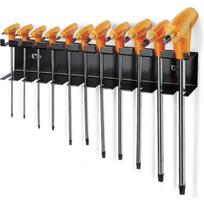 Afbeelding van Beta 11 delige set haakse stiftsleutels voor Torx® schroeven en krachthandgreep met support 97TTX/SP11 000970840