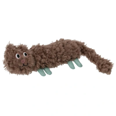 Afbeelding van Adori Speelgoed Fluff Kat Kattenspeelgoed 33.5x11x4 cm Bruin