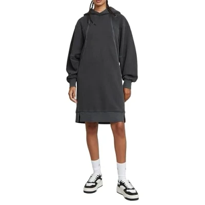 Afbeelding van G Star RAW overdyed hdd sw dress wmn, Zwart (Dk Black Gd D26471 d688 b564), M
