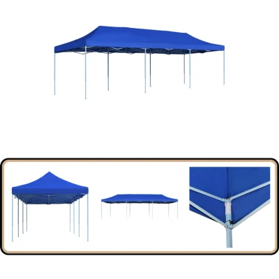 Afbeelding van VIDAXL Vouwtent pop up 3x9 m blauw