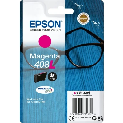 Afbeelding van Epson 408L (C13T09K34010) Inktcartridge Magenta Hoge capaciteit
