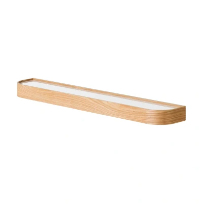 Afbeelding van Audo Copenhagen Epoch 115 Wandkapstok Met Plank Naturel Eiken/Fog